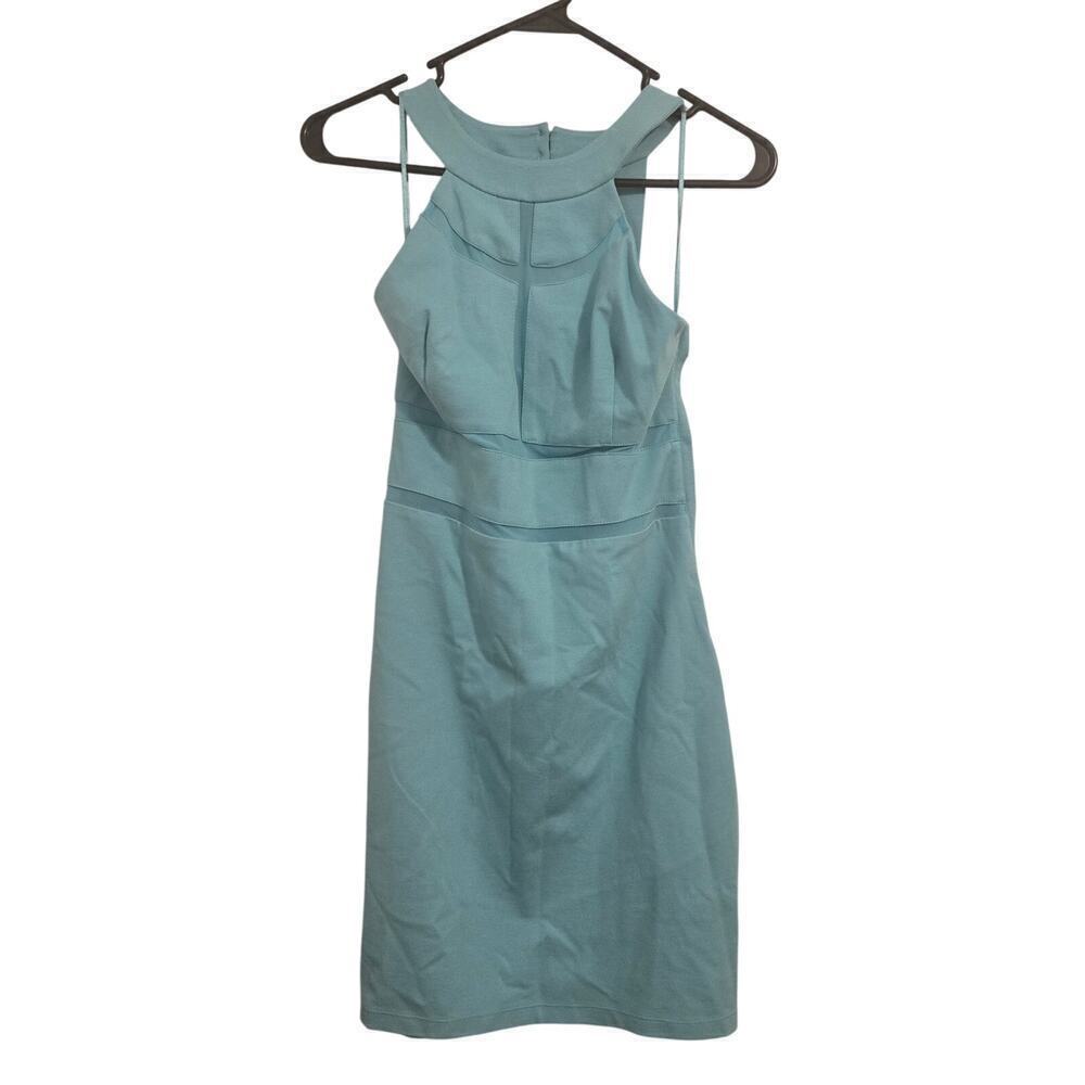 Guess Monaco Bodycon Aquamarine Dress NWT